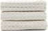 Waffle Weave Kitchen Drying Towels 3 Pack, Thick Microfiber, Absorbent, Lint Free, 16Inch x 24Inch, Beige