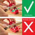 50883 Edge Grip 2-Stage Knife Sharpener - Red, Coarse & Fine Sharpeners, Compact, Non-Slip Base