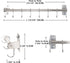 Dseap Kitchen Utensil Holder Hanger, Wall Mount Pot and Pan Rack with 8 Hooks for Hanging Cooking Utensils