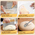 VONATES 40oz Sourdough Bread Baking Supplies, Sourdough Starter Kit, Cotton Rope Banneton Bread Proofing Basket