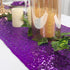 12inx108in ShinyBeauty Sequin Table Runner with Tassel Purple, Dining Table Runner Sequin Hotel Coffee Table Runners