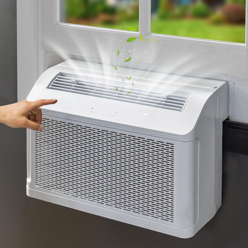 2 Pcs Window Air Conditioner Filters, 24 x 15 x 1/4 in Cut to Fit Foam Replacement for FRIEDRICH, GE, HEPA