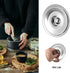 Silver Stainless Steel Pan and Pot Lid, Universal Replacement Cover for Skillets and Frying Pans, 16cm Diameter