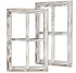 CALIFORNIA CADE ELECTRONIC Rustic Wall Decor, Barnwood Frames for Home or Outdoor, Set of 2