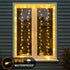90 suddus Curtain Lights for Bedroom, Led Hanging String Light Outdoor, Fairy Curtain Lights Indoor for Christmas