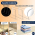 Acrylic Shelf Dividers for Closet Organization, 10pack 8” Tall Clear Plastic Shelf Organizers for Cabinets