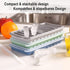 LessMo 3 PCS Ice Cube Tray, Long Ice Stick Tray Silicone with Lid, Reusable for Small Mouth Sport Bottles