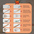 Hvygss 6Pcs Large Silicone Cooking Utensils Set: Heat Resistant Non-Stick with Wooden Handle