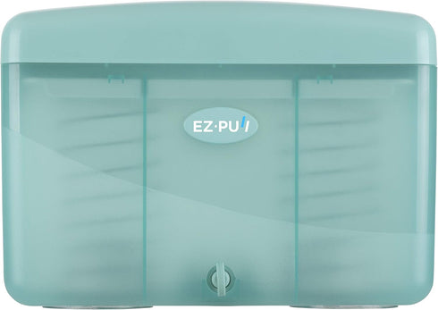 EZbrnd SLIMFOLD Hand Towel Dispenser for Kitchen/Bathroom/Office/RV/Airbnb, Guest Towel Holder, Turquoise