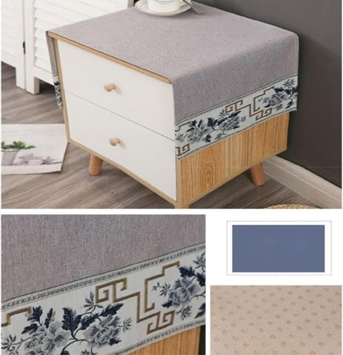 Cloth(15.7 39.4 inches) End Table Cover Nightstand Cover Tablecloth Side Table Cover Bedside Table *