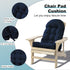 44x19.4x4 inch, 1) Adirondack Chair Cushion, Rocking Chair Cushion High Back Patio Cushions of Upper and Lower