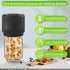 Electric Mason Jar Vacuum Sealer Kit with Wide Regular Mouth Mason Lids for Food Storage - Black