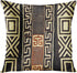 Set of 4 Throw Pillow Covers 20x20 Inch, African Tribal Mud Cloth Inspired Geometric Home Decor Pillowcase