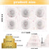 Sakolla Mini Cake Silicone Molds - 3-tiered Little Cake Baking Pans for Making Cakes, Pudding, Jelly, Chocolate, and Desserts (Set of 2)
