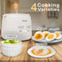 Electric Egg Maker with Auto Shut Off and Alarm, Smart Egg Cooker for Hard Boiled, Soft Boiled, and Steamed Eggs