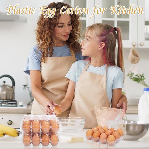 60Pack 1 Dozen Commercial 3x4 Duck Egg Cartons Cheap Bulk Jumbo Egg Cartons Extra Large Egg Containers for Home Ranch