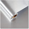 CRE8TIVE 12"x354" Brushed Silver Stainless Steel Contact Paper, Removable Waterproof Kitchen Wallpaper for Appliances