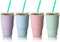 Honeydak 4 Pieces Christmas Coffee Cup Sleeves Reusable Iced Coffee Sleeve Neoprene