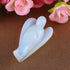 HEEPDD 2 Inch Opal Stone Peace Angel Pocket Statue, Hand Carved Healing Angel Figurine for Meditation Home Decor