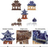 YARDWE 5pcs Miniature Pagoda Statue, Fairy Garden Figurines, Zen Garden Pagoda, Chinese Zen Asian Decor, Miniature
