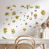 CRASPIRE 8 Sheets Sunflower Window Stickers - Spring Summer Theme Butterfly Clings for Home Decor