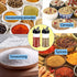 16 3.5oz PCS Plastic Seasoning Containers with Black Screw Lids to Pour or Shake,Portable Empty Clear Spice