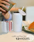 6Pack 16oz Glass Cups with Lids and Straws, Stainless Steels Cups, Beer Cup, Iced Coffee Cups, Smoothie Cup