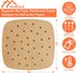 Numola 100 Pcs Air Fryer Liners Disposable Parchment Paper, 9 Inch Perforated Sheets for Baking, Non-Stick Steamer Liner