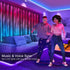 6.6ft 6.6ft 200 LED Curtain Lights, x LED RGB Color Changing String Fairy Lights Curtain Smart APP Control, Music