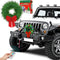 moveland LED Car Wreath with Remote Control - RGB Changeable Christmas Wreath