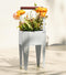 Planter with Stand, Metal 2 in 1 Portable Planter with Grow Bags
