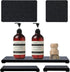 Razborci 3PCS Counter Gray,9"x 3.5" Water Absorbing Soap Dish Sponge Holder, Diatomite Stone Drying Tray Mat Sink Caddy