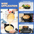 P&P CHEF 9.5 x 3 Inch Nonstick Round Cake Pan, Deep Side Round Baking Pan for Large Birthday Layer Cake, Black