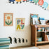 NaZaUK 12x16 Inch, Set 2 Playroom Wall Decor, Boho Kids Girl Nursery Wall Art, Playroom Calming Corner Classroom