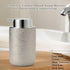 Foaming Soap Dispenser, Ceramic 12oz Foam Soap Pump for Countertop, Silver Luxury Kitchen Dispenser for Hand Soap