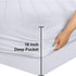Utopia Bedding Quilted Fitted Mattress Pad, King Size, Elastic Protector, Machine Washable