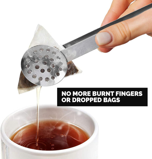 Orblue Stainless Steel Long Handled Tea Strainers (1-Pack)