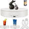 Rotating Display Stand with USB Power Cable, Mute Rotating Turntable 5.9" 11lb