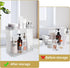Acrylic 2 Tier Bathroom Counter Organizer - Clear Makeup Organizer Shelf for Kitchen Sink Storage