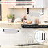 Under Cabinet Paper Towel Holder Wall Mount, Stainless Steel for Large Rolls - Black