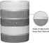 Popular Bath Modern LINE Waste Basket, Grey
