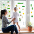 St Patrick's Day Thick Gel Cling Window Gel Clings Decals for Kids, Home Classroom Party Supplies Decorations