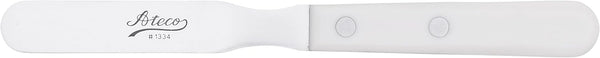 Ateco 4-Inch Straight Stainless Steel Blade Icing Spatula, Plastic Handle, Dishwasher Safe, Small