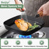 Beijiyi Stainless Steel Spatula Set, Heavy Duty Small Metal Spatula for Cooking Cast Iron Skillet with Silicone Handle - Griddle Grill Kitchen Spatula Flipper for Pancake, Fish, Smash Burger and Egg by Beijiyi