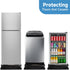 Mini Fridge Silicone Mat with Raised Edges, 24''x24''x0.5'', Prevents Water Leakage from Electrical Equipment