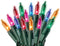 Dobar Holiday Pride Multi Color Christmas Lights with Green Wire - 100 Count