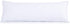 EVOLIVE Ultra Soft Microfiber Body Pillow Cover 21"x54" with Hidden Zipper Closure (White)