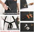 Chef Apron, Cross Back Cotton Canvas Apron for Women and Men with Adjustable Straps and Large Pockets