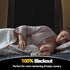 Window Film 17.5" x 78.7" Blackout for Ultimate Privacy and Sun Blocking, Removable Static Cling Film for Home, RVs