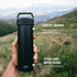 P0 16 ESPRO Ultralight French Press Coffee Maker for Travel, Vacuum Insulated Stainless Steel, Ounces, Matte Meteorite